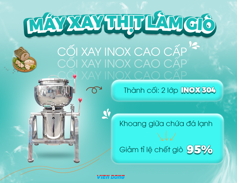 Máy xay giò chả 7kg