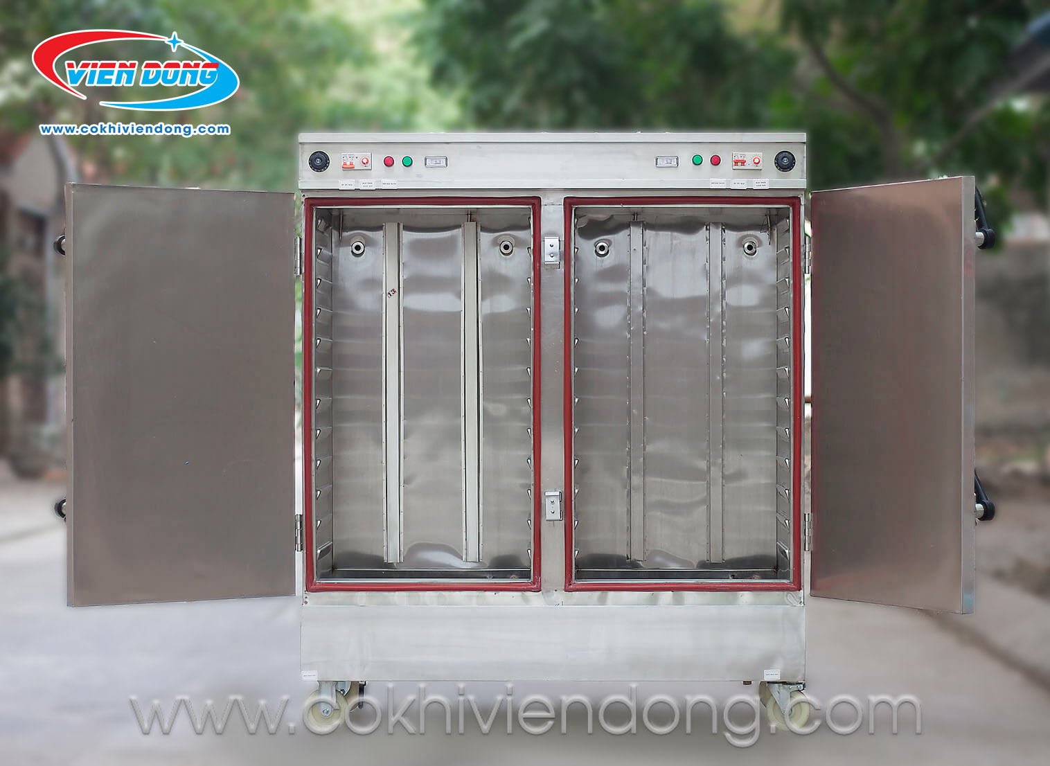 Tủ hấp thịt công nghiệp