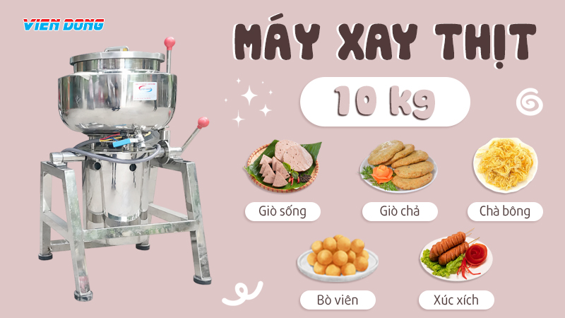 máy xay thịt làm giò 10kg