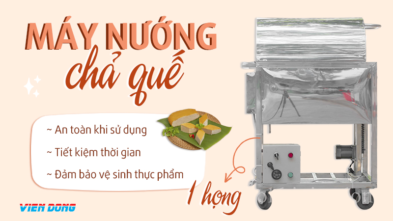 Máy nướng chả quế 1 họng