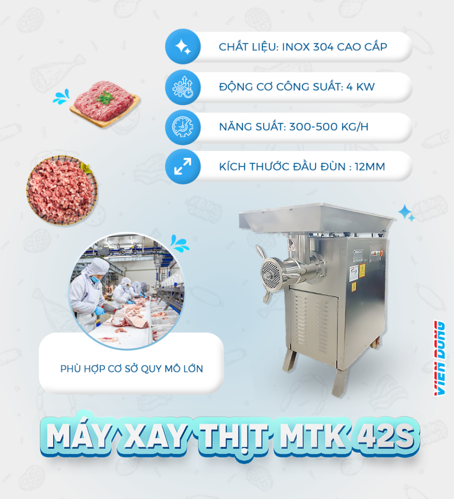 Máy xay thịt MTK 