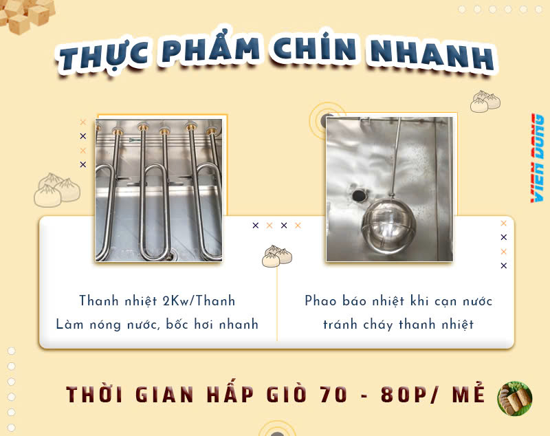 tủ hấp giò bằng điện