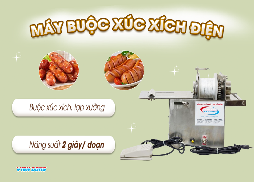 máy buộc xúc xích