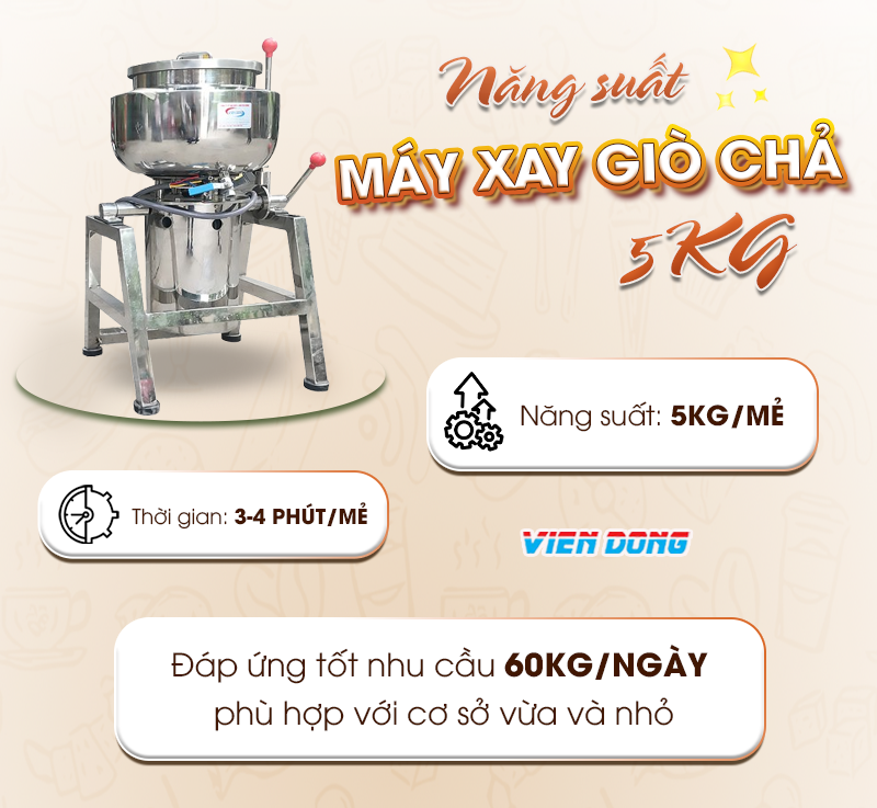 máy xay giò chả viễn đông