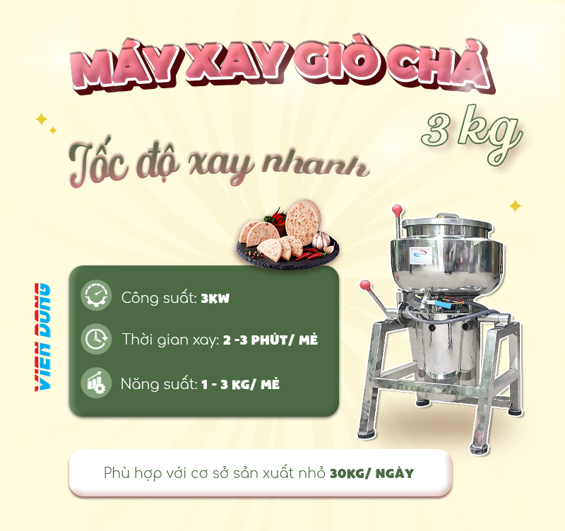 máy xay chả giò