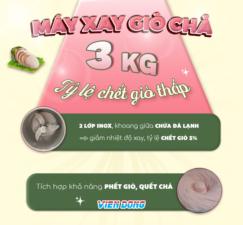 máy xay chả giò